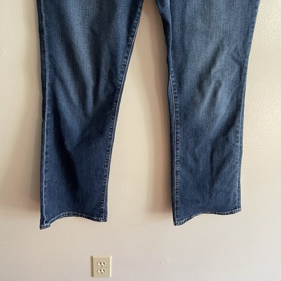 J.Crew Factory Women 31 Blue Medium Wash Denim All-Day Stretch Bootcut Jeans - Picture 4 of 11